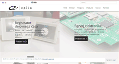 Desktop Screenshot of epiko.si