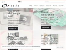 Tablet Screenshot of epiko.si
